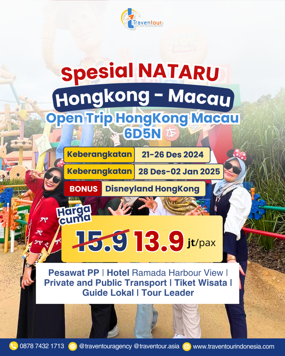 Hongkong Nataru (21 - 26 Desember 2024)