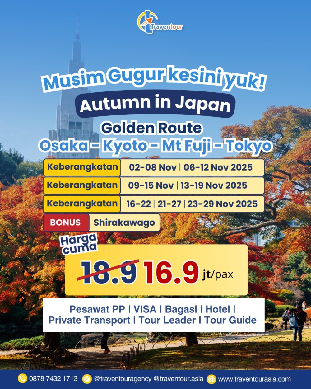 Jepang November 2025 ( 02 - 08 November | 06 - 12 November 2025)