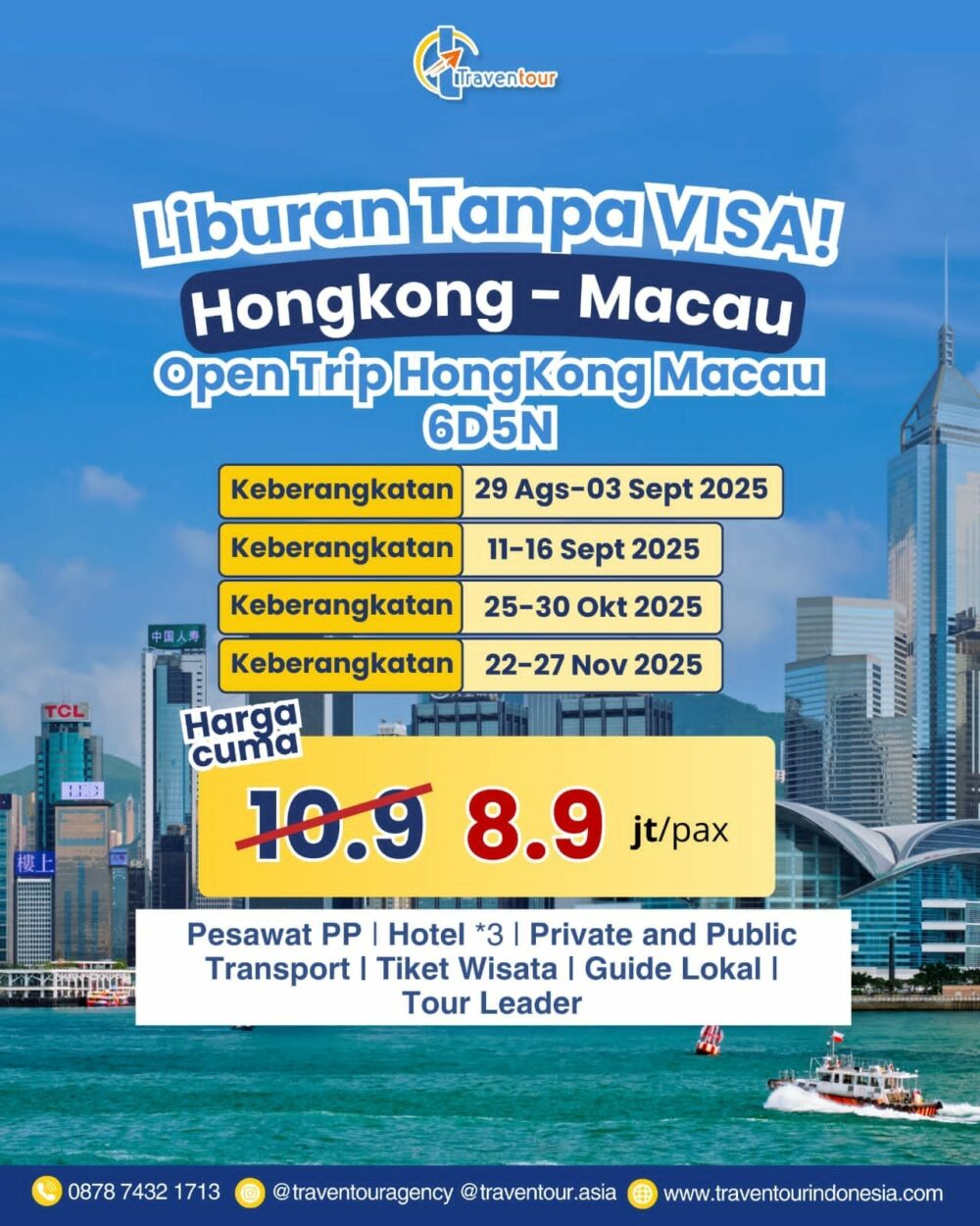 Hongkong November 2025 ( 22 - 27 November 2025)