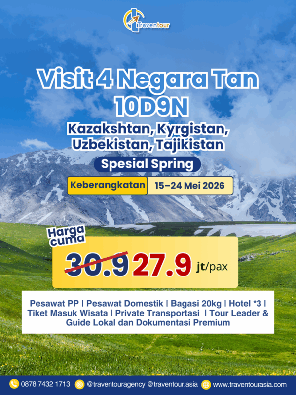 Visit 4 Negara Tan 10D9N Mei 2026