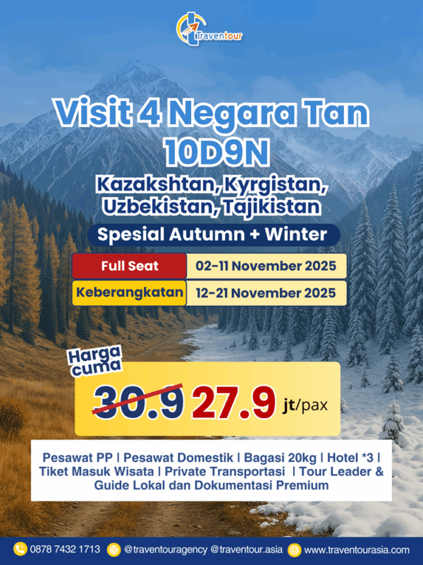 Visit 4 Negara Tan 10D9N November 2025