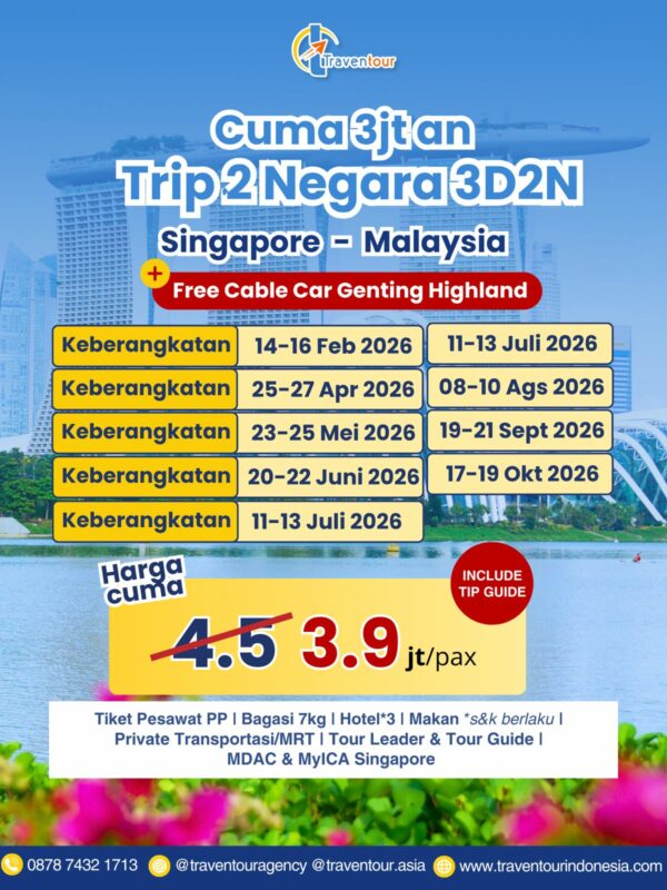 Liburan Tanpa Visa! Open Trip 2026