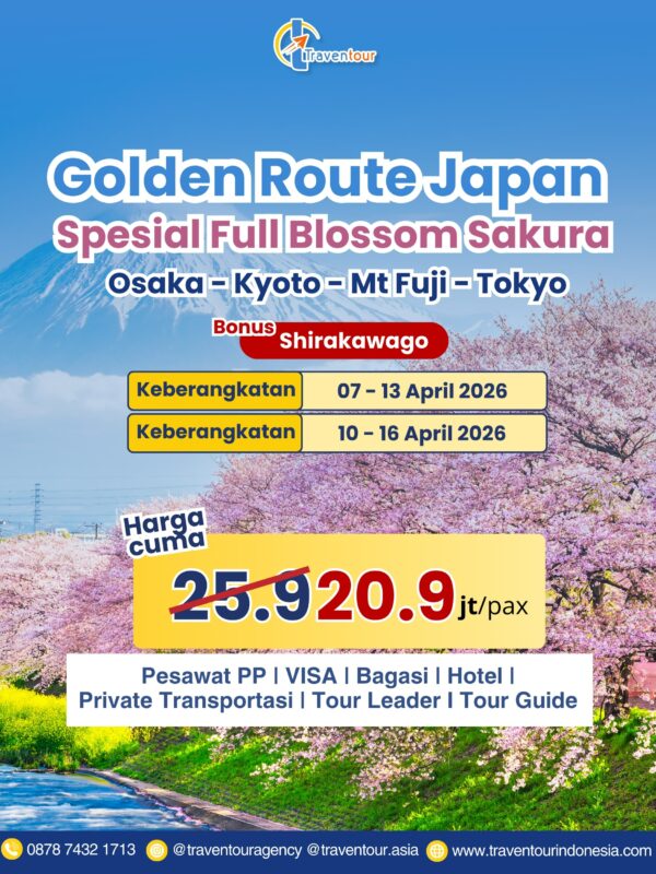 Golden Route Japan Spesial Full Blossom Sakura