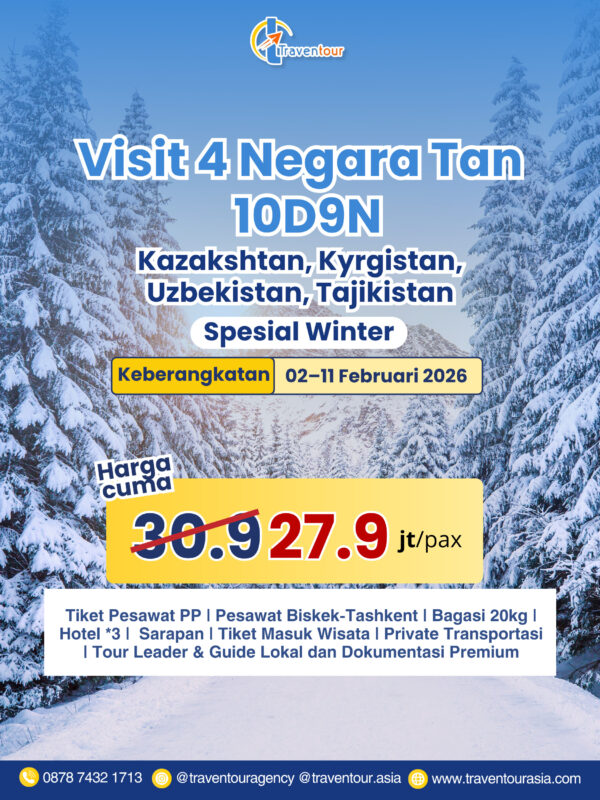 Visit 4 Negara Tan 10D9N Februari 2026