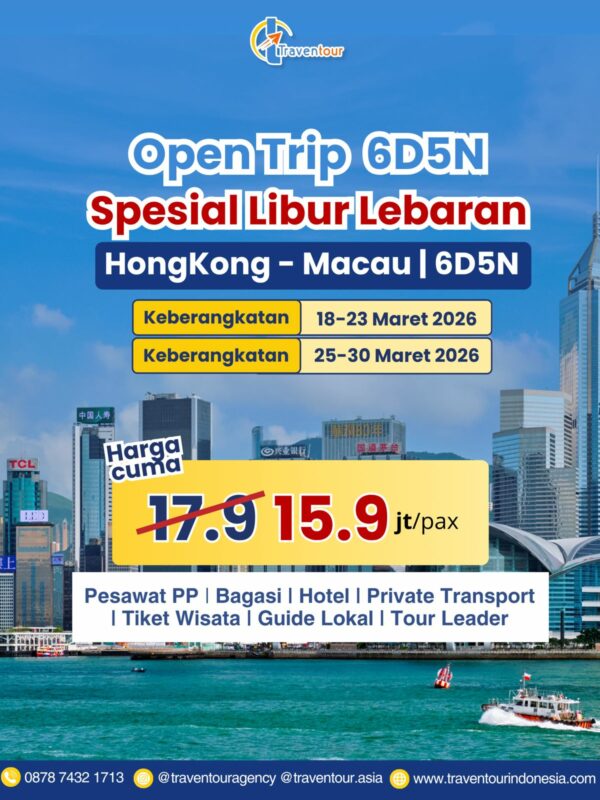 Open Trip 6D5N Spesial Libur Lebaran