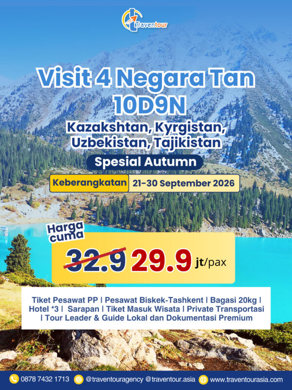 Visit 4 Negara Tan 10D9N September 2026