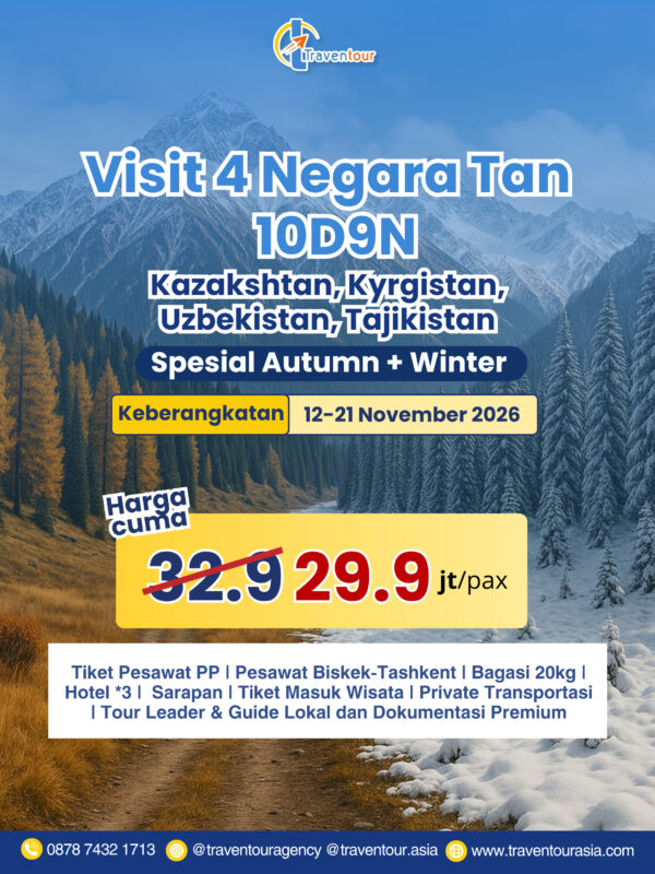 Visit 4 Negara Tan 10D9N November 2026