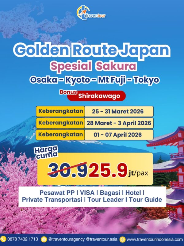 Golden Route Japan Spesial Sakura