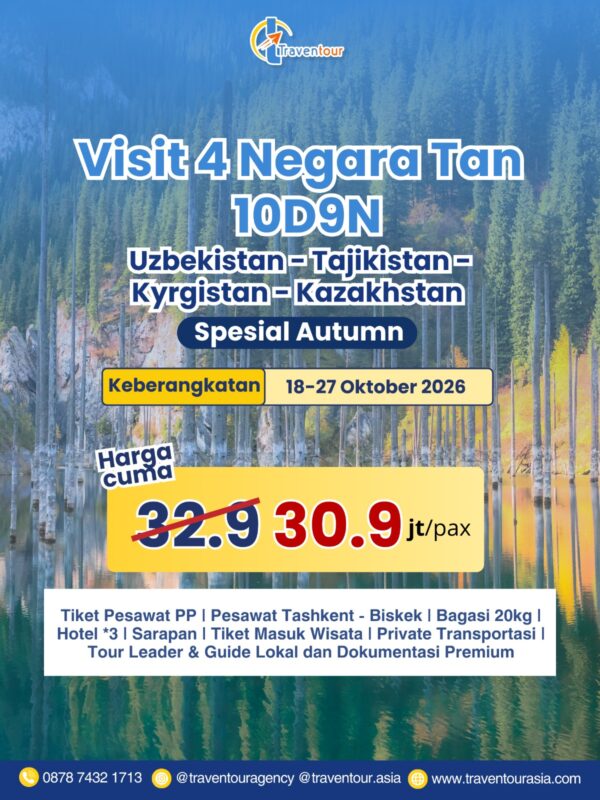 Visit 4 Negara Tan 10D9N 18 27 Oktober 2026